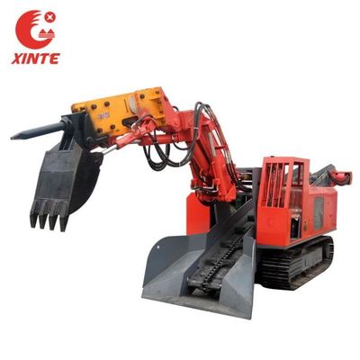 STB-120 Macchina di tunnelamento minerario Crawler Mucking Loader con martello di rottura